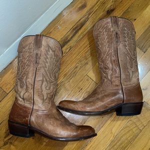 Men’s Lucchese Lewis Mad Dog Goat cowboy boots 10.5D